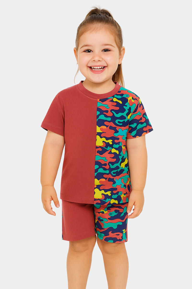 TODDLER BOYS CONTRAST TRACKSUIT - RED