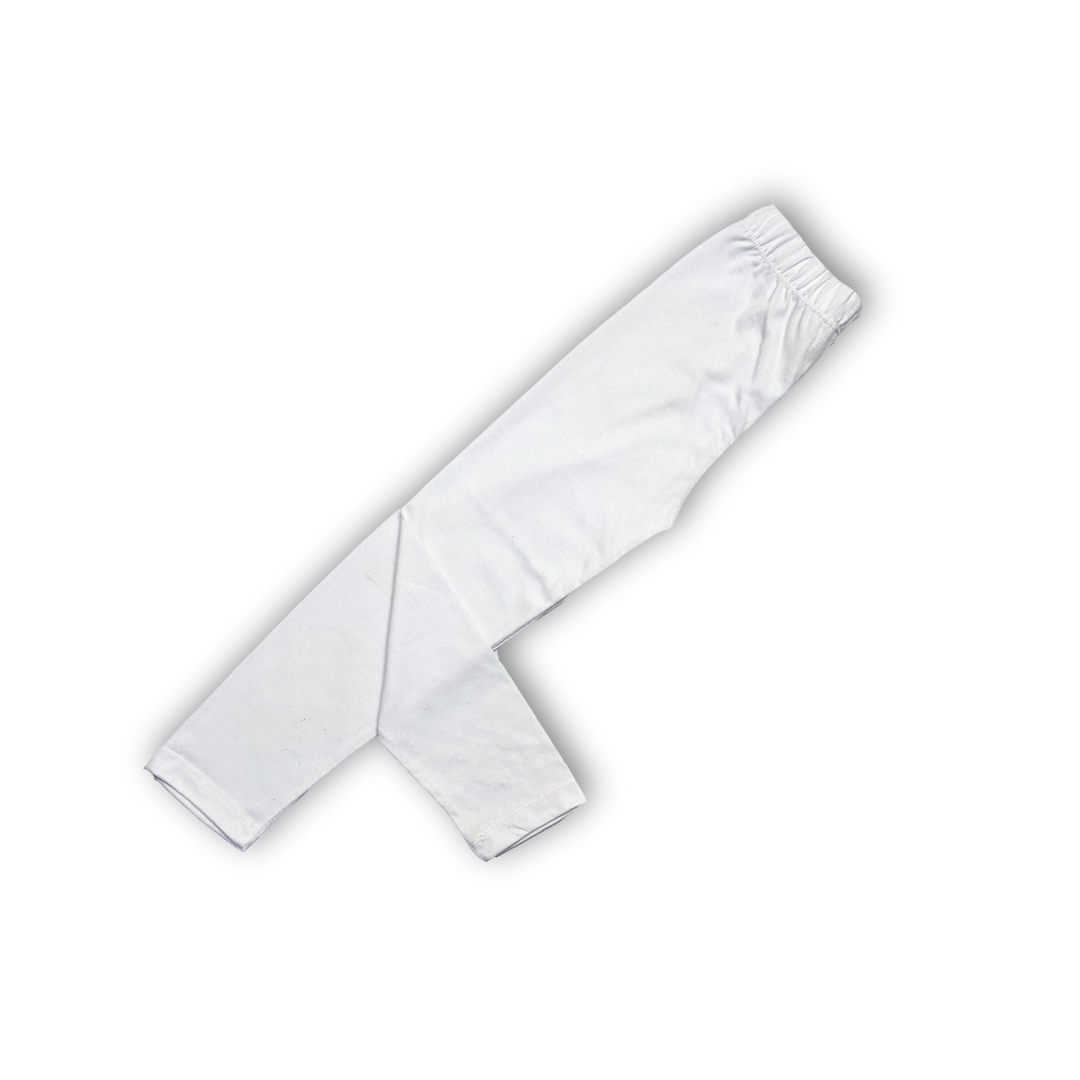 Elegant Girls' Maroon Frock with White Leggings – Stylish & Comfortable Outfit