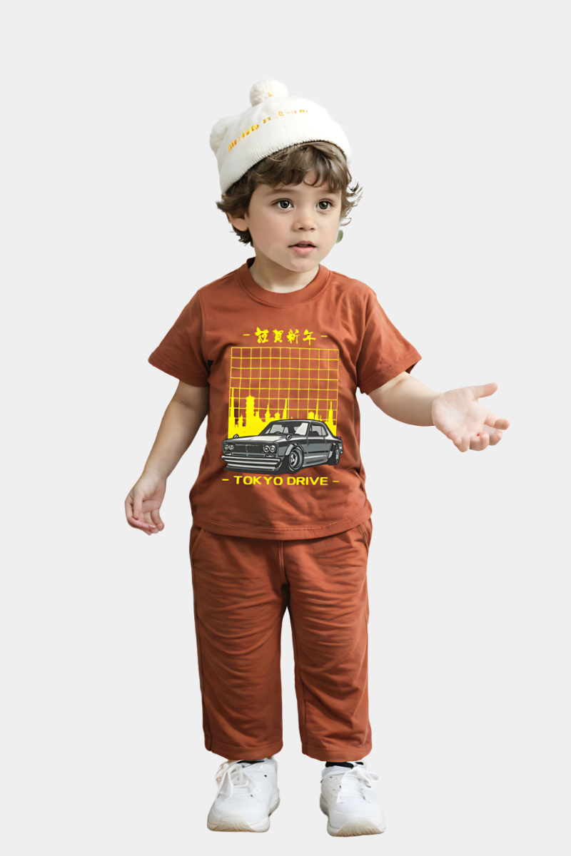 Tokyo Drive Toddler Lounge Set – Urban Cool & Cozy Vibes