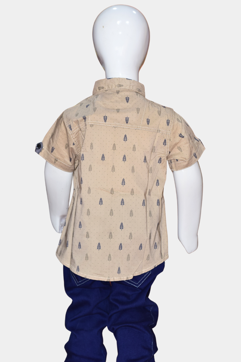 Boys' Adventure Print Cotton Shirt | Half Sleeve Casual & Stylish Kids Wear