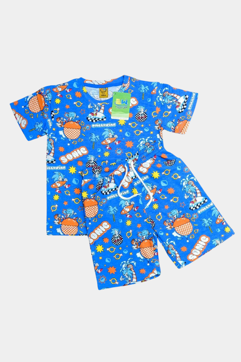 Sonic all over printed suit for Boys & Girls