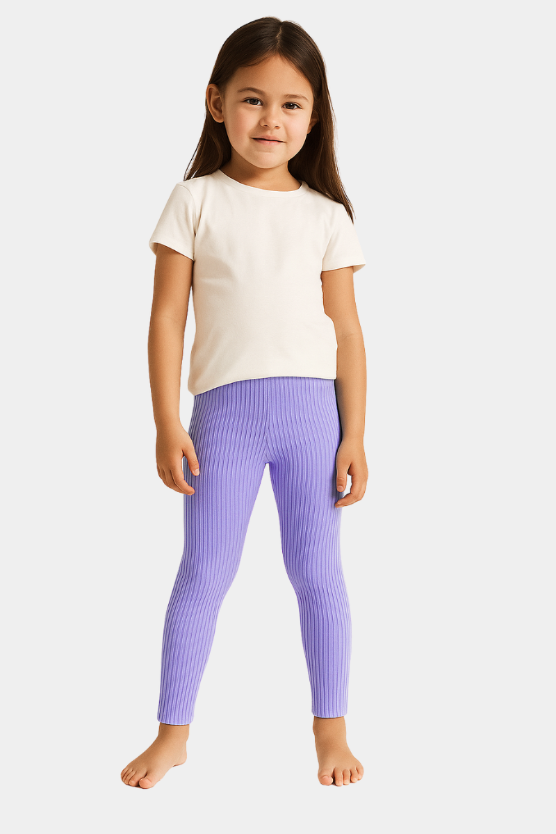 Soft Ribbed Cotton Baby Leggings - Essential Everyday Comfort