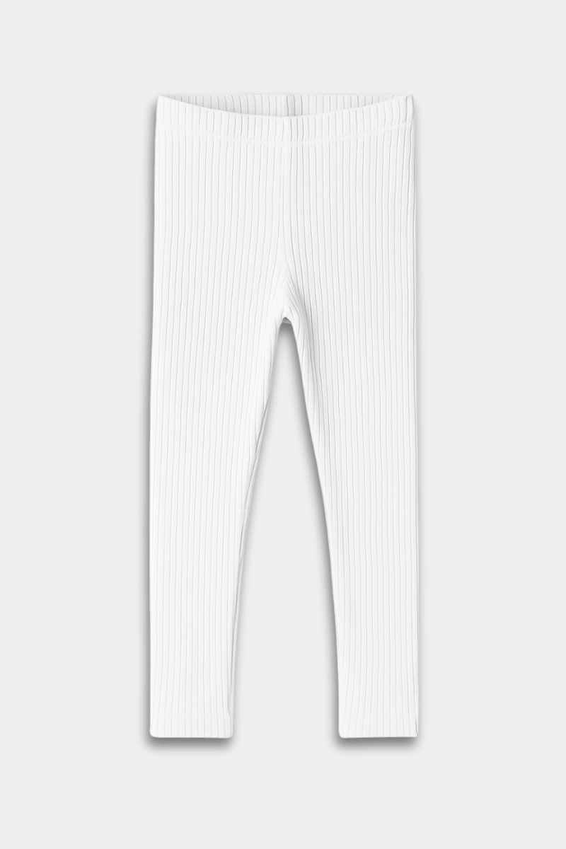 Soft Ribbed Cotton Baby Leggings - Essential Everyday Comfort