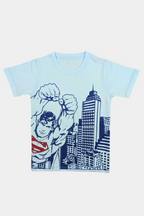 Kidsville Boys' Superman Graphic T-Shirt – Official DC Comics Hero Tee