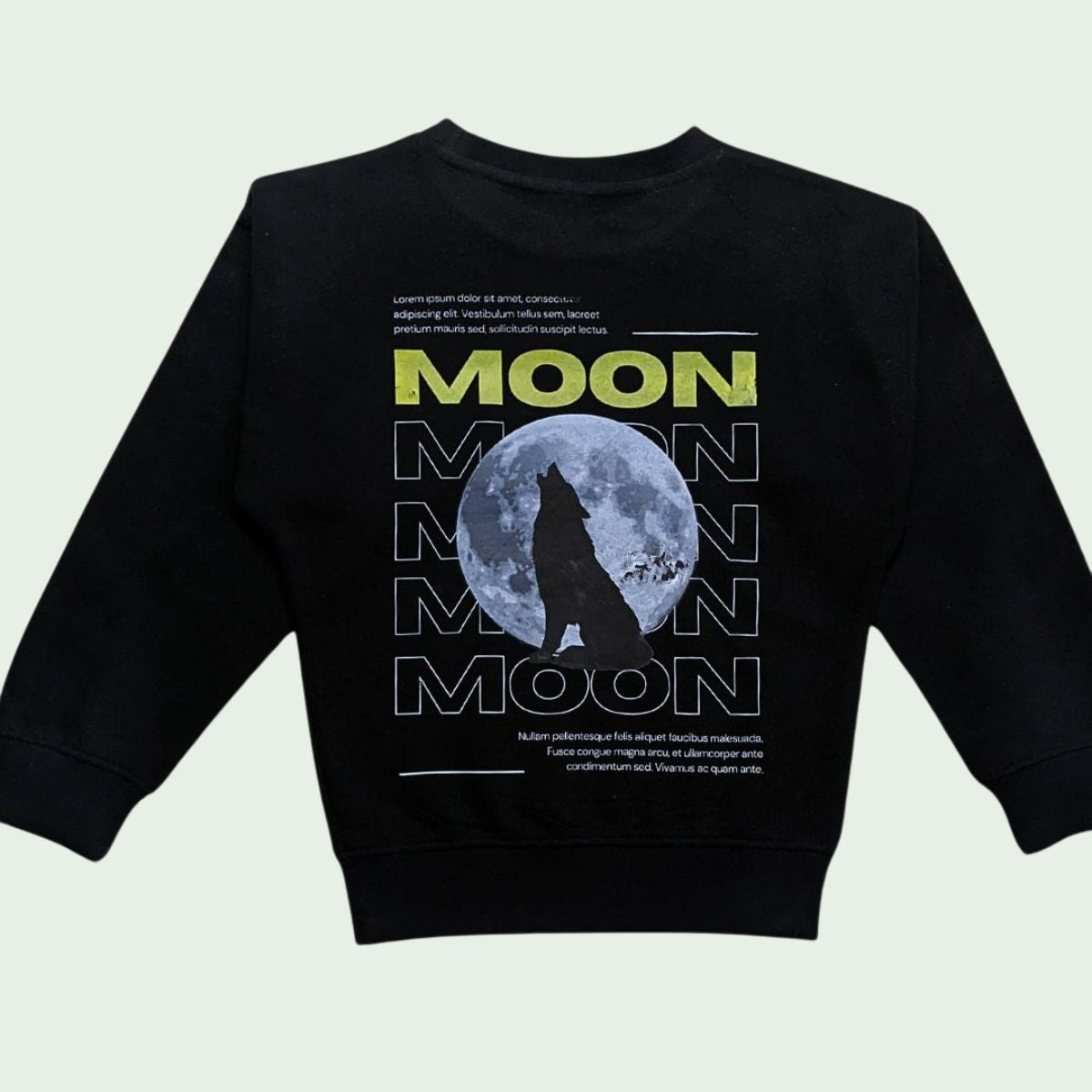 Howling Wolf Moon Graphic Sweatshirt