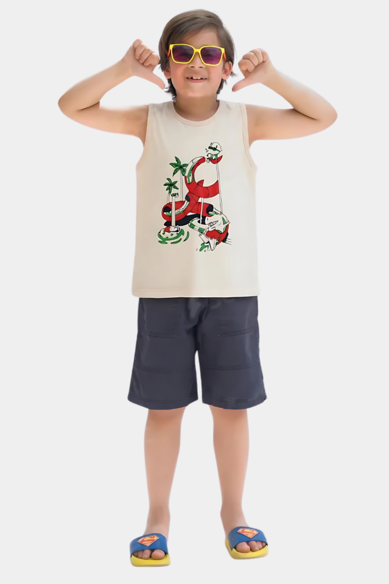 Dino Fun Tank – Roarsome Style for Cool Kids