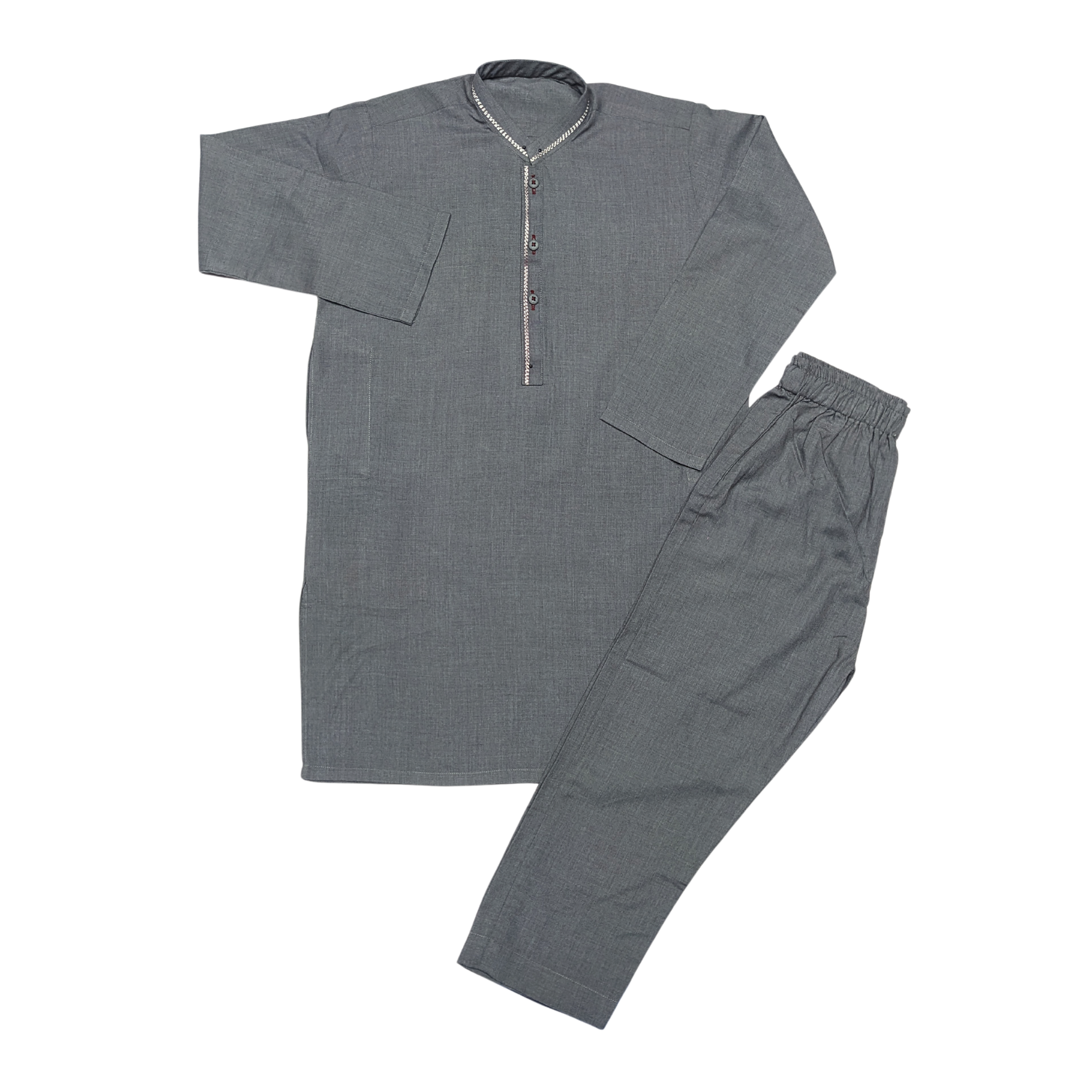 Elegant Grey Shalwar Kameez for Toddler Boys – Traditional & Comfortable