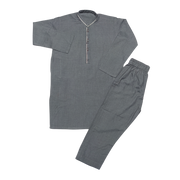 Elegant Grey Shalwar Kameez for Toddler Boys – Traditional & Comfortable