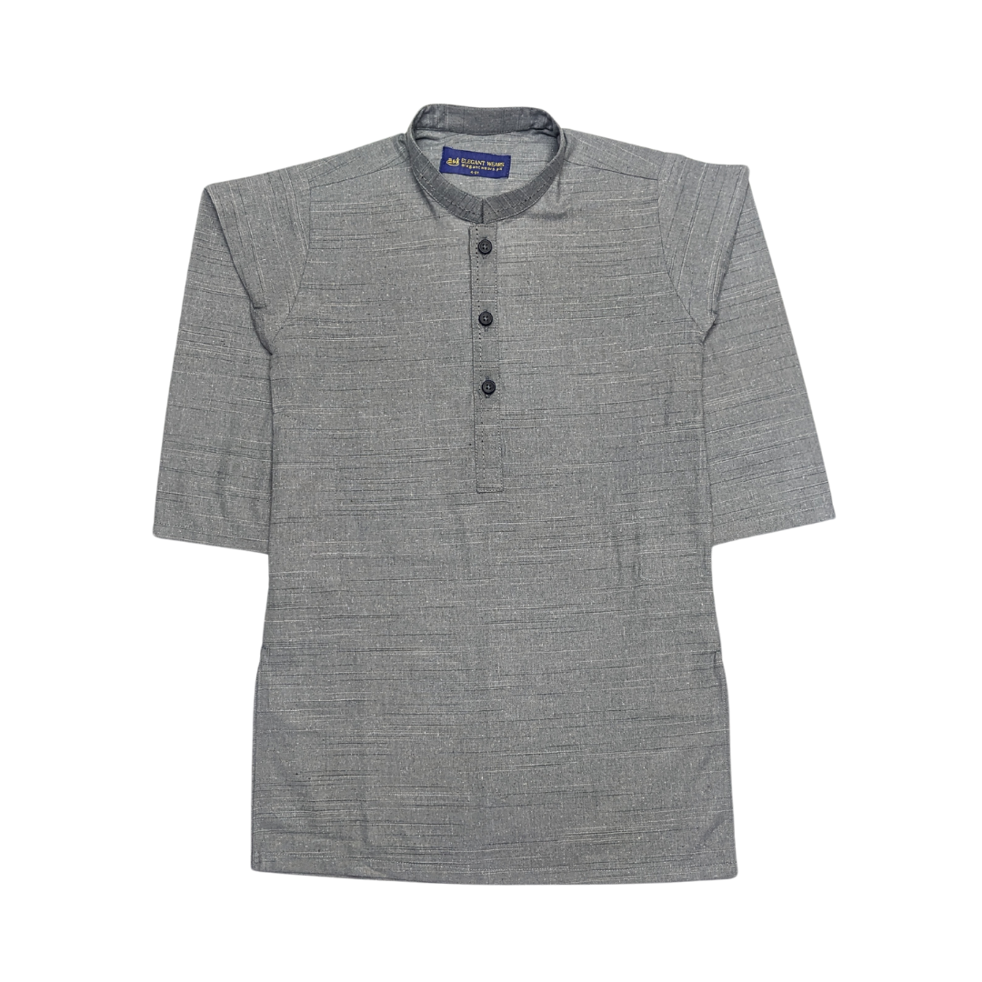 Boys' Classic Grey Kurta Pajama Set – Traditional & Stylish