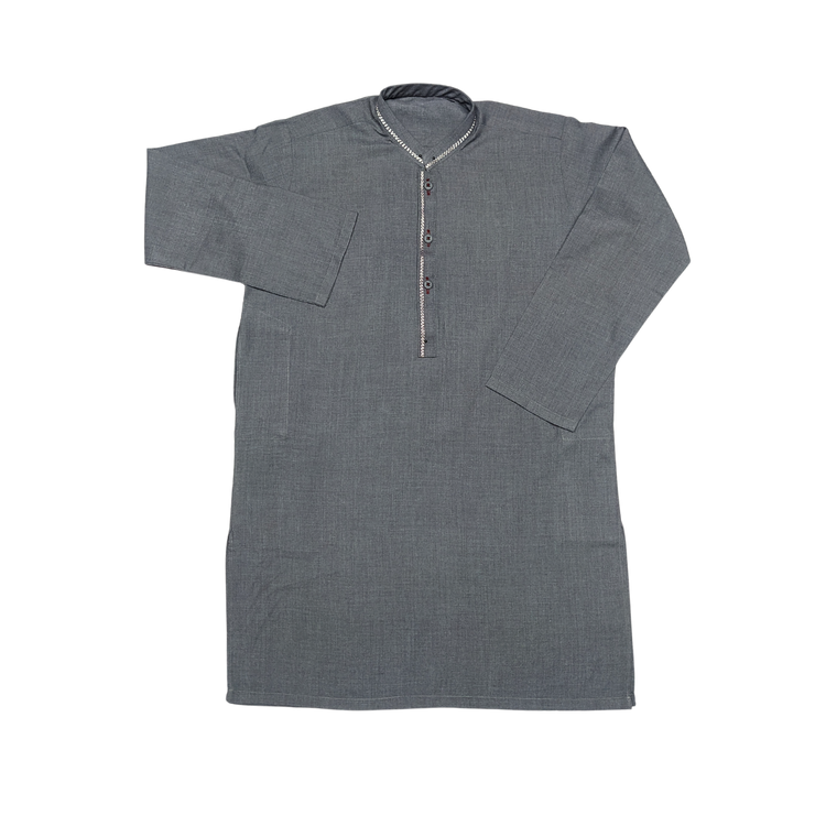 Elegant Grey Shalwar Kameez for Toddler Boys – Traditional & Comfortable