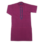 Stylish Maroon Kurta with Embroidered Neckline