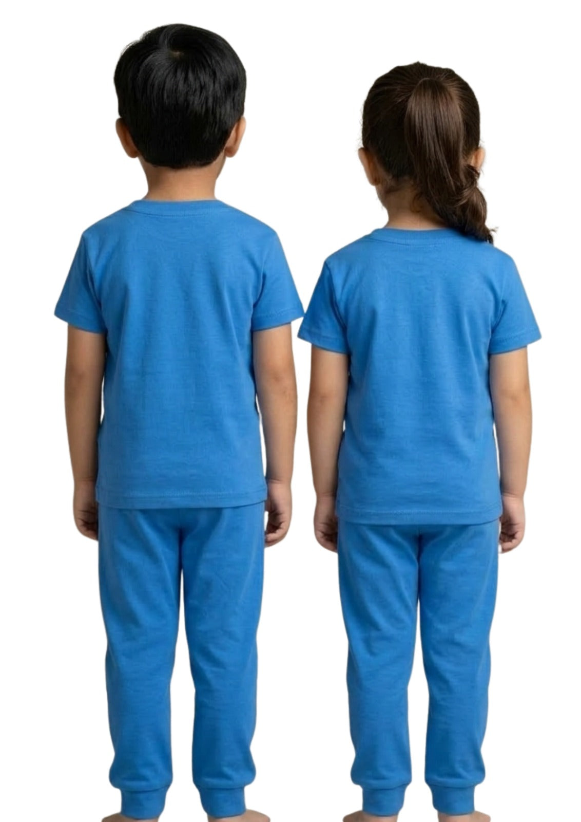 Kids' Unisex "Be Sincere" Blue Tee & Pajama Set