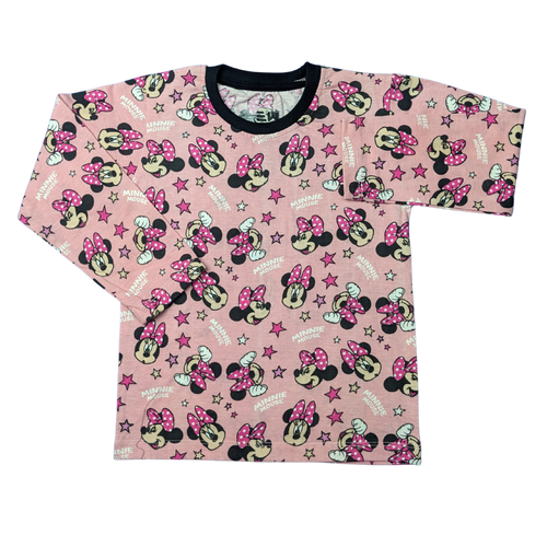 Adorable Minnie Mouse Printed Kids Pajama Set