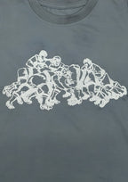 Boy's Grey Rugby Scrum Pajama Set