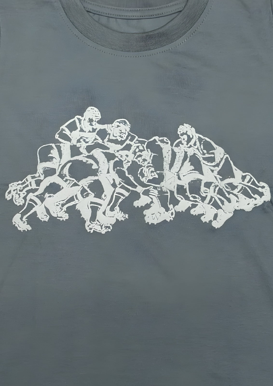 Boy's Grey Rugby Scrum Pajama Set