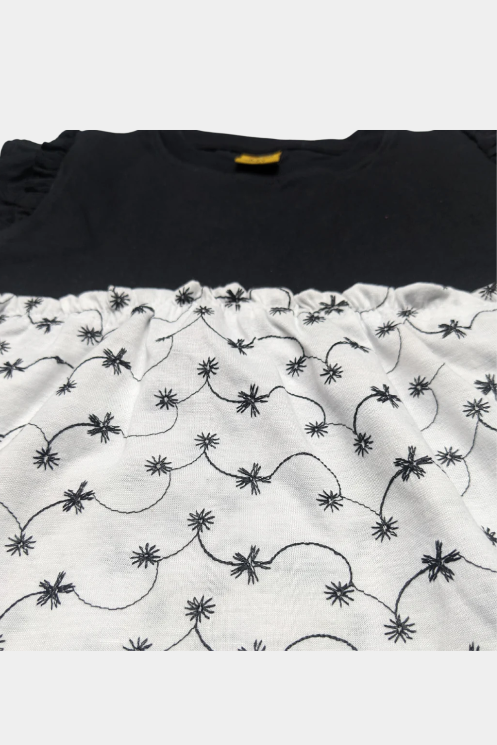 Floral Embroidered Toddler Girl Cotton Blend Summer Dress – Lightweight & Adorable