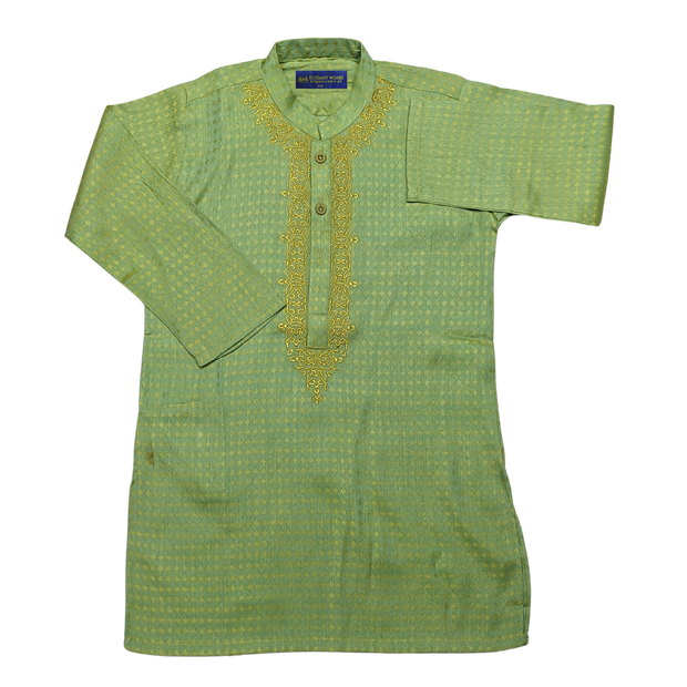 Boys Textured Cambric Kurta