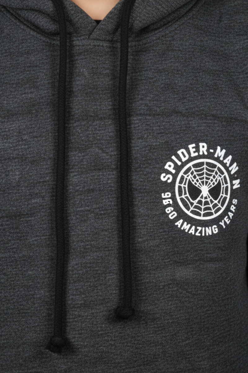 Kids' Spider-Man "Friendly Neighborhood" Dark Grey Hoodie