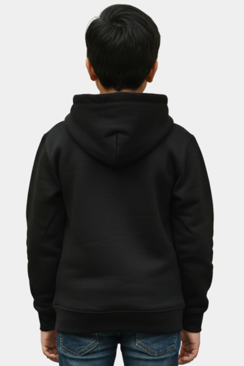 "LB House" Kids' Essential Black Pullover Hoodie