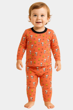 Unisex Kids' Cartoon Printed Cotton Pajama Set – Cozy & Stylish Sleepwear