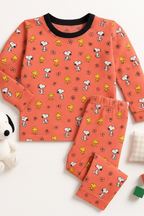Unisex Kids' Cartoon Printed Cotton Pajama Set – Cozy & Stylish Sleepwear