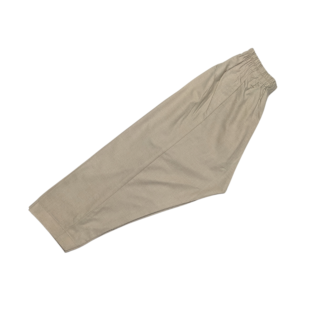 Toddler Boy's Casual Kurta Pajama Set - Stone Beige | Classic & Comfortable