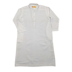 Elegant Kids' White Jubba – Traditional & Comfortable Islamic Wear