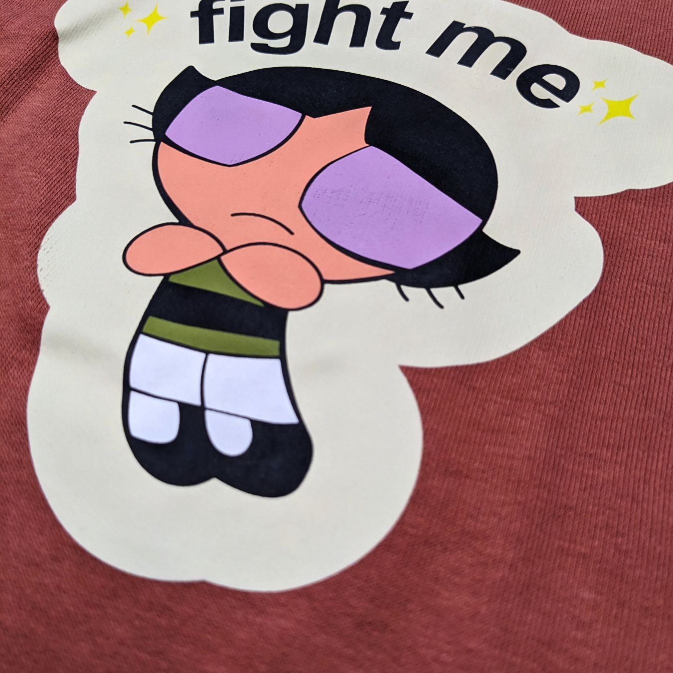 Powerpuff Girls "Fight Me" Graphic Hoodie Dress