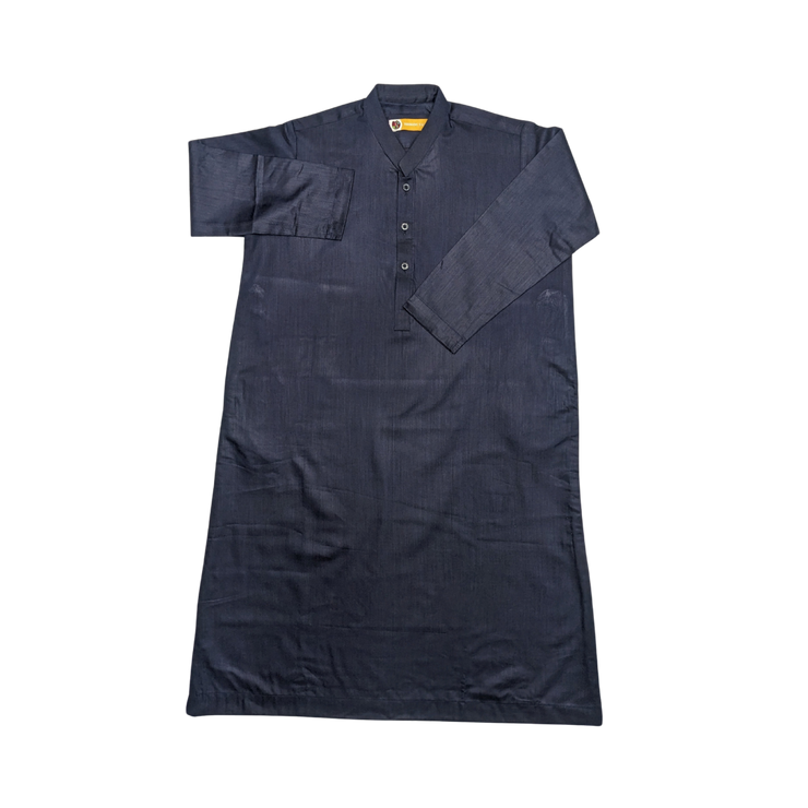 Stylish Boys' Navy Blue Kurta Pajama – Elegant & Comfortable Festive Wear!