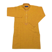 Traditional Yellow Embroidered Kurta for Kids – Elegant & Comfortable Festive Wear