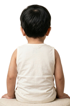 Boys' Sleeveless Henley Sando