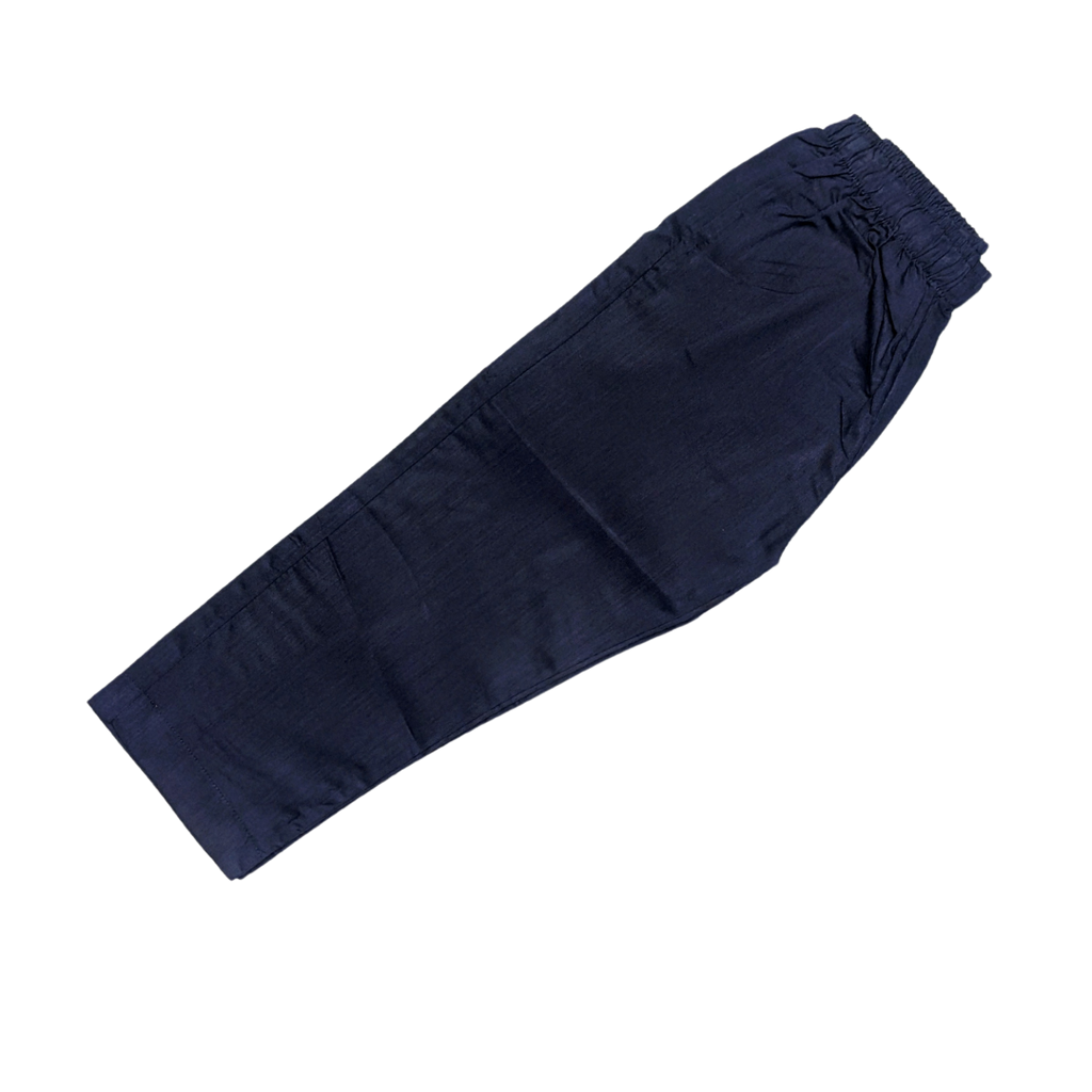 Stylish Boys' Navy Blue Kurta Pajama – Elegant & Comfortable Festive Wear!
