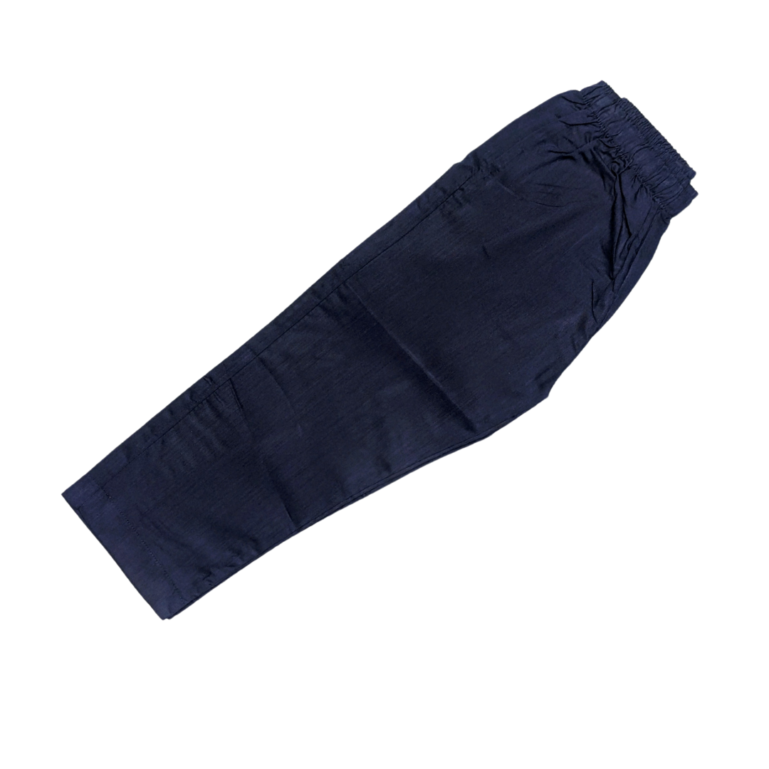 Stylish Boys' Navy Blue Kurta Pajama – Elegant & Comfortable Festive Wear!