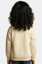 Garden Bloom Embroidered Sweatshirt - Cream