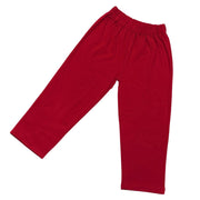 BOYS & GIRLS FULL SLEEVES HEAVY COTTON JERSEY 2 PIECE SUITE PRINTED - RED