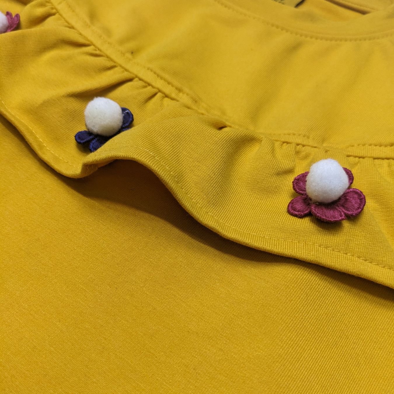 Sunny Blossom Ruffle Sweatshirt