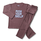 BOYS & GIRLS Lycra JERSEY PRINTED PUSH YOUR SELF - UNISEX
