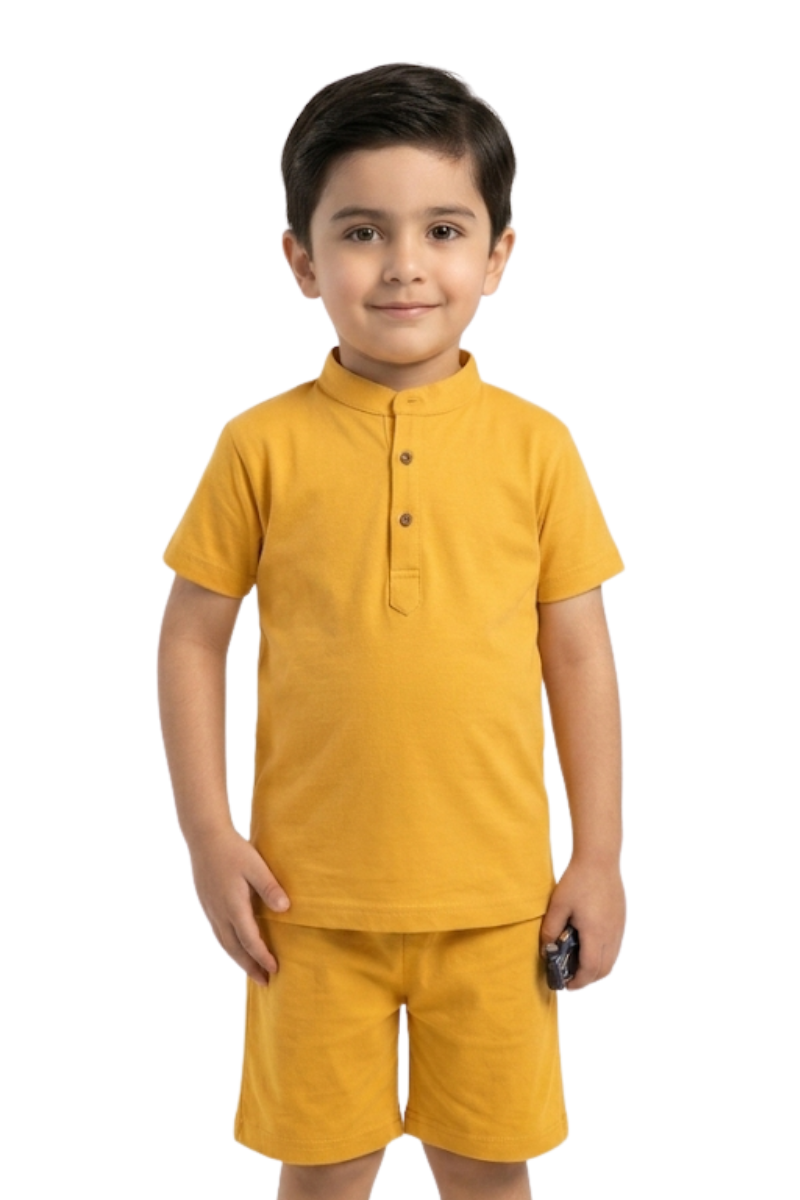 Boys' Mustard Summer Lounge Set