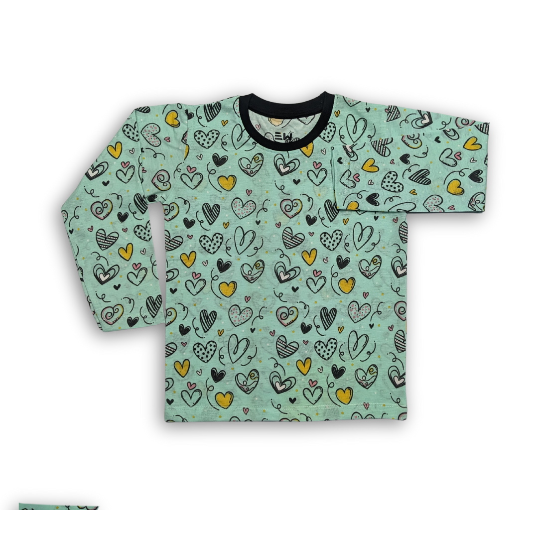 Kids' Printed Cotton Pajama Set – Cozy & Stylish Sleepwear