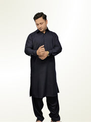 Timeless Dark Navy Men's Suit for Formal Elegance