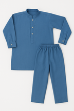 Boys' Serene Blue Kameez Shalwar Suit