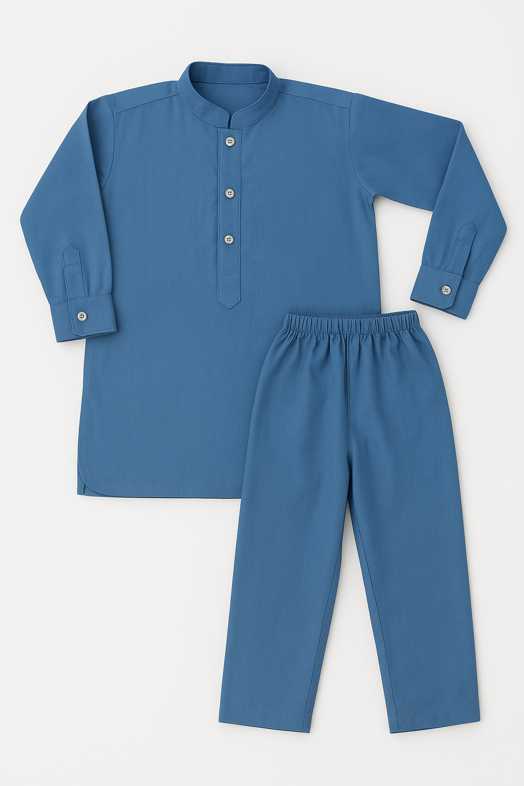 Boys' Serene Blue Kameez Shalwar Suit