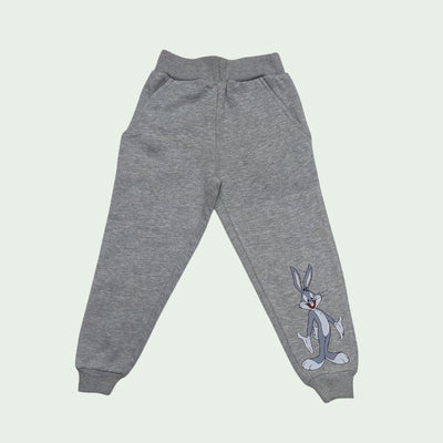 BOYS FLEECE PRINTED PAJAMA - H.GRAY