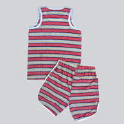 Boys Sando Suit - Red