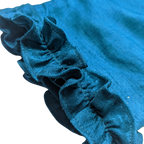 Elegant Teal Blue Girls' Frock & Trouser Set – Stylish & Comfortable Outfit