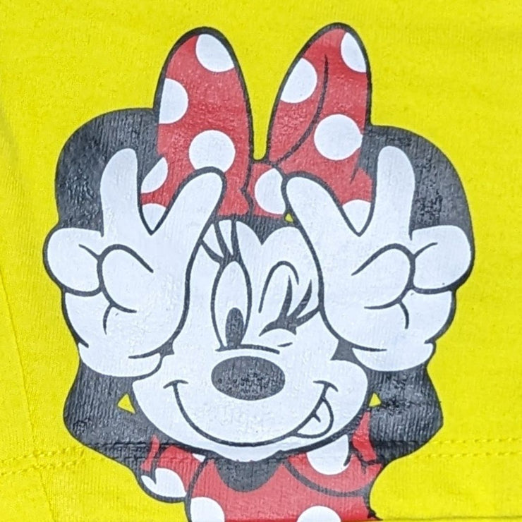 TODDLER GIRLS BON POCKET PRINTED MINNIE MOUSE - YELLOW