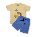 Boys' Summer Adventure T-Shirt & Shorts Set