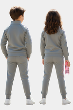 Sporty Style Kids' Zip-Up Jacket & Pants Set