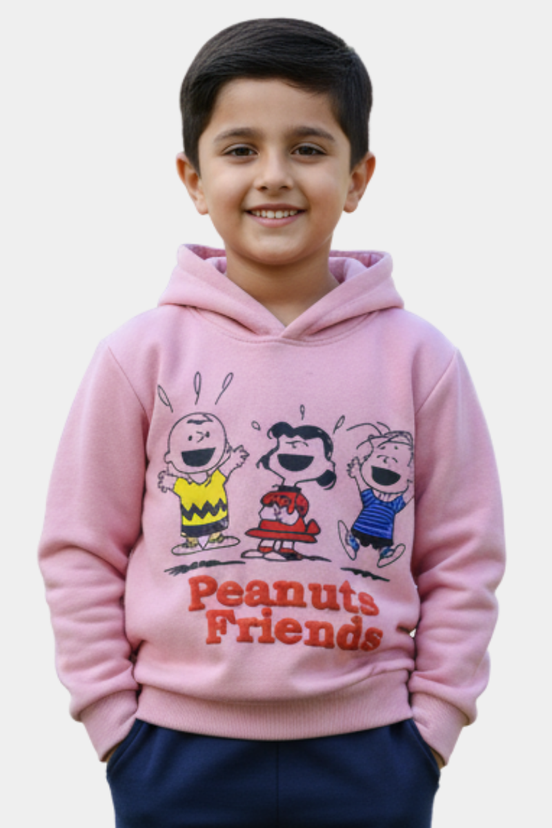 Peanuts Friends Kids' Pink Hoodie