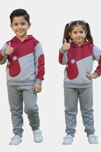 Adorable Kids' Two-Tone Hoodie Set - Perfect for Play!